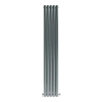 Трубчатый радиатор Ideale Adele 12 2 колонны 5 секций 1800x295 антрацит