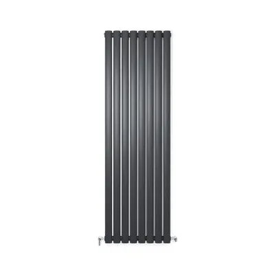 Трубчатый радиатор Ideale Adele 12 2 колонны 8 секций 1500x472 черный