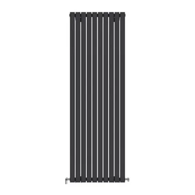 Трубчастый радиатор Ideale Jolanda 1 колонна 10 секций 1800x590 черный матовый