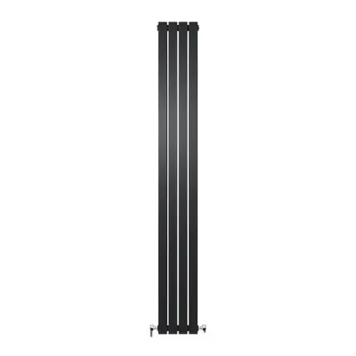 Трубчастый радиатор Ideale Jolanda 2 колонны 4 секції 1800x236 черный матовый