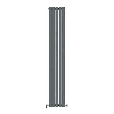 Трубчастый радиатор Ideale Jolanda 2 колонны 5 секций 1800x295 антрацит