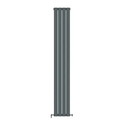 Трубчастый радиатор Ideale Vittoria 2 колонны 4 секції 1800x272 антрацит
