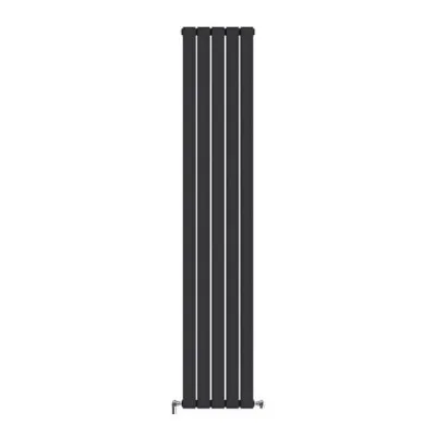 Трубчастий радіатор Ideale Vittoria 2 колони 5 секцій 1800x340 чорний матовий
