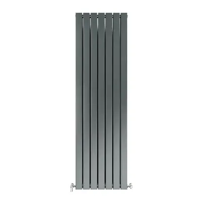 Трубчастый радиатор Ideale Vittoria 2 колонны 7 секций 1600x476 антрацит