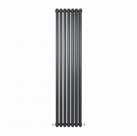 Радиатор дизайнерский IDEALE GLORIA 2 колонны 7 секций 1800x413 черный матовый