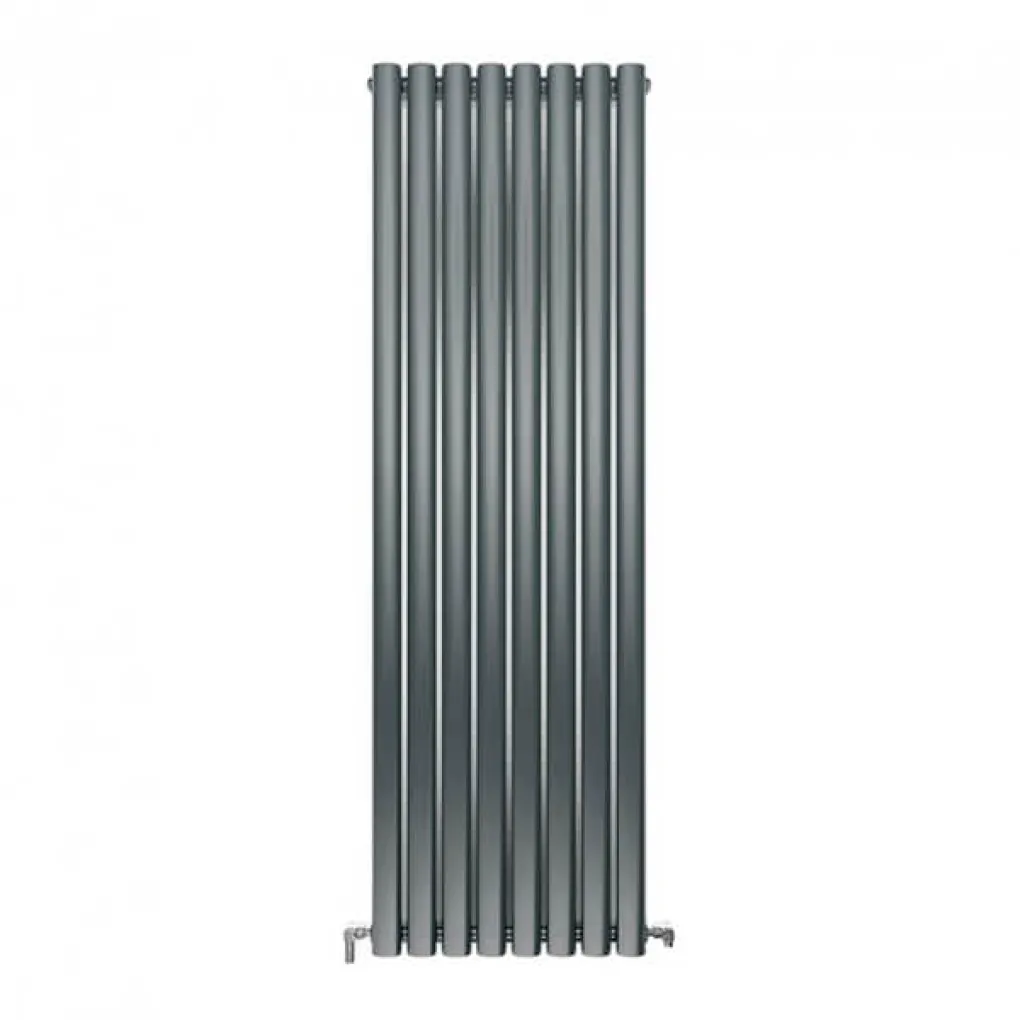Радиатор дизайнерский IDEALE ADELE 2 колонны 8 секций 1500x472 антрацит- Фото 1