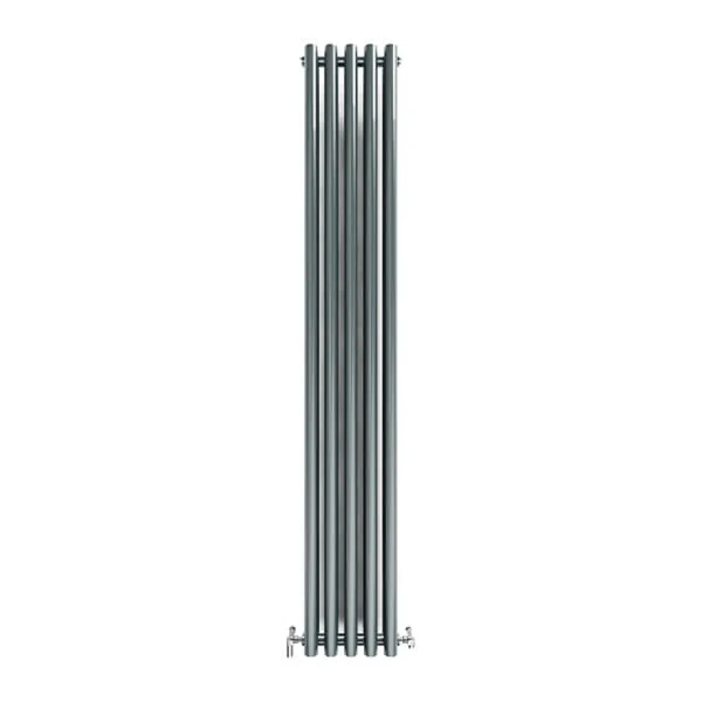Радиатор дизайнерский IDEALE GLORIA 2 колонны 5 секций 1800x295 антрацит (Н)- Фото 1