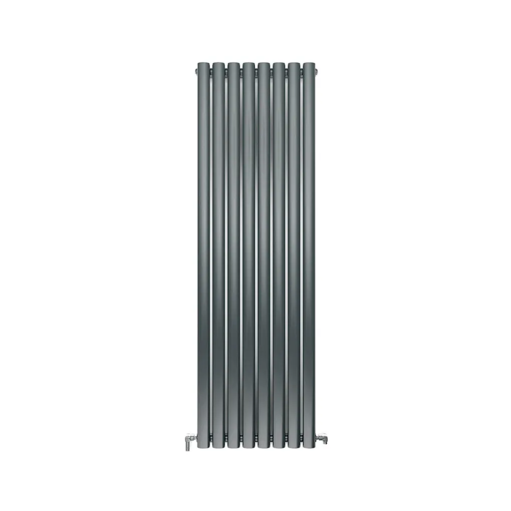 Трубчатый радиатор Ideale Adele 11 1 колонна 8 секций 1500x472 антрацит- Фото 1