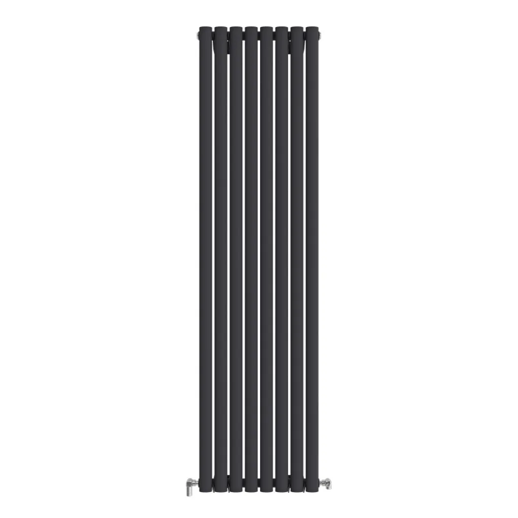 Трубчатый радиатор Ideale Adele 11 1 колонна 8 секций 1800x472 черный- Фото 1