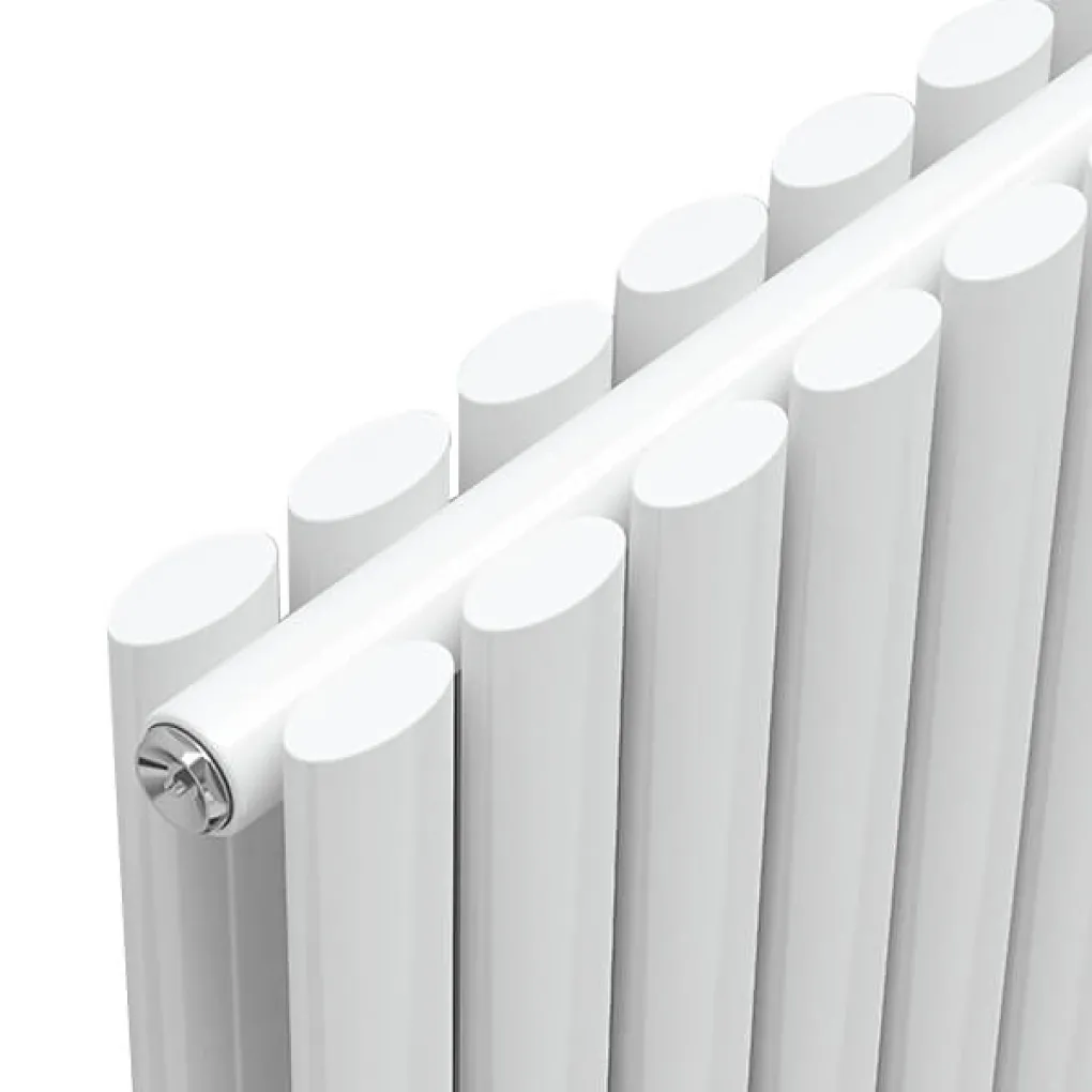 Трубчастый радиатор Ideale Adele 2 колонны 8 секций 1500x472 белый матовый- Фото 3
