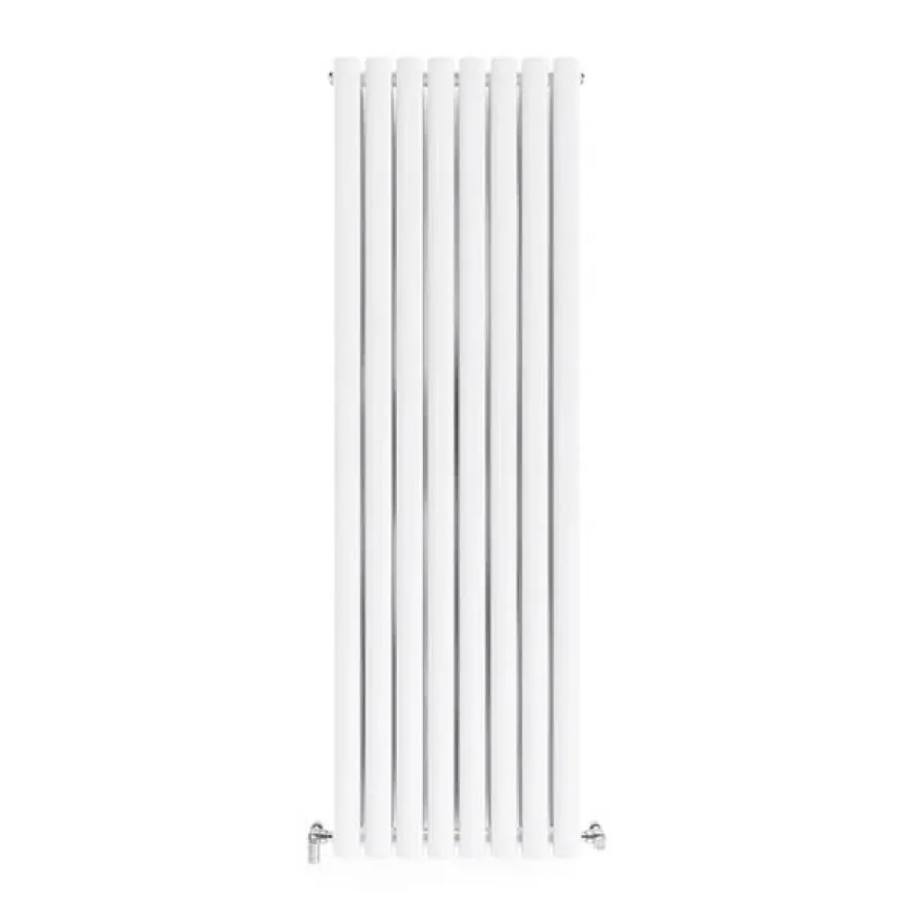 Трубчастый радиатор Ideale Adele 2 колонны 8 секций 1500x472 белый матовый- Фото 1