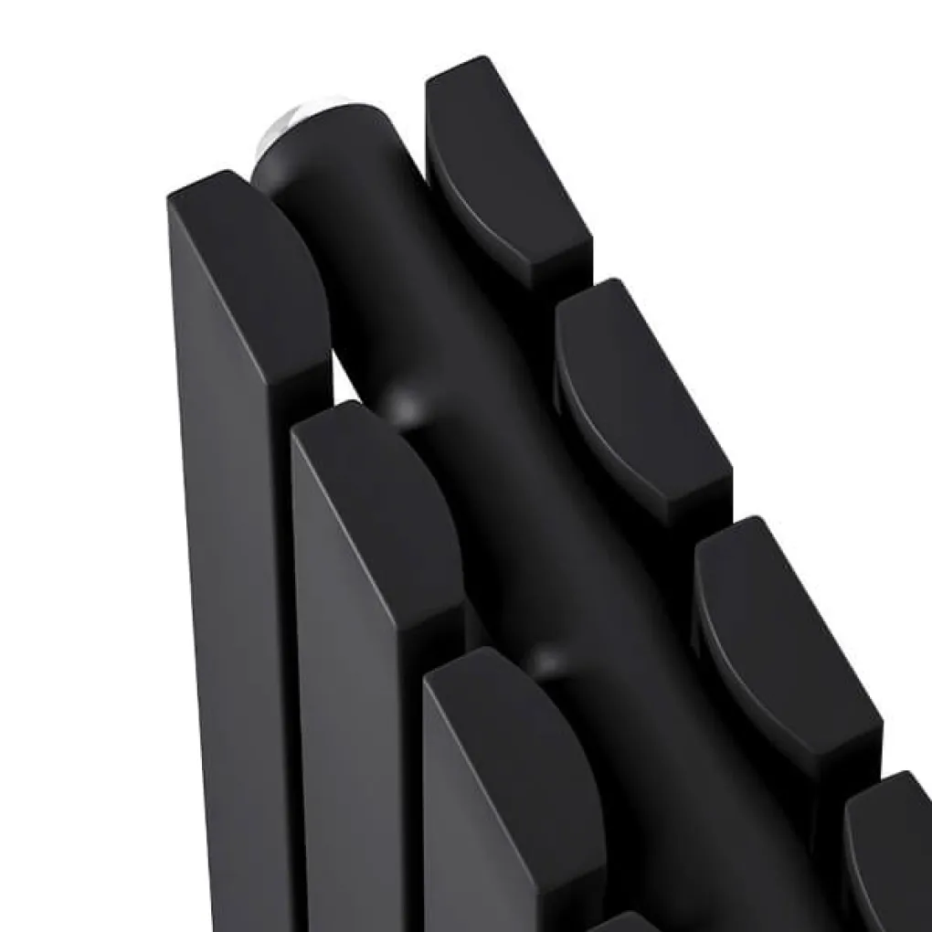 Трубчастый радиатор Ideale Jolanda 2 колонны 5 секций 1800x295 черный матовый- Фото 3