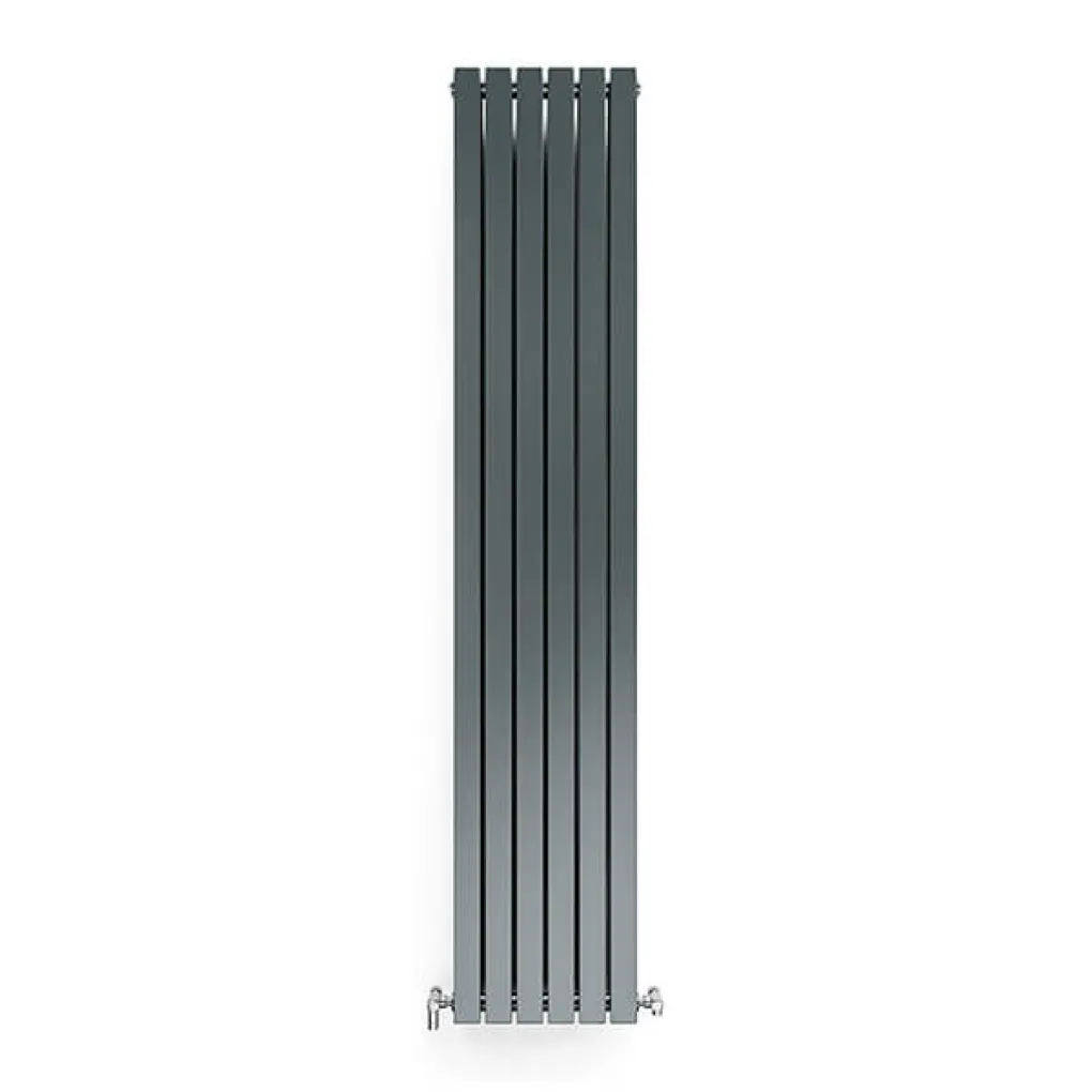 Трубчастый радиатор Ideale Jolanda 2 колонны 6 секций 1800x354 антрацит- Фото 1