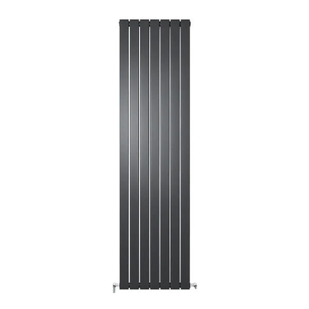 Трубчастый радиатор Ideale Vittoria 1 колонна 7 секций 1800x476 черный матовый- Фото 1