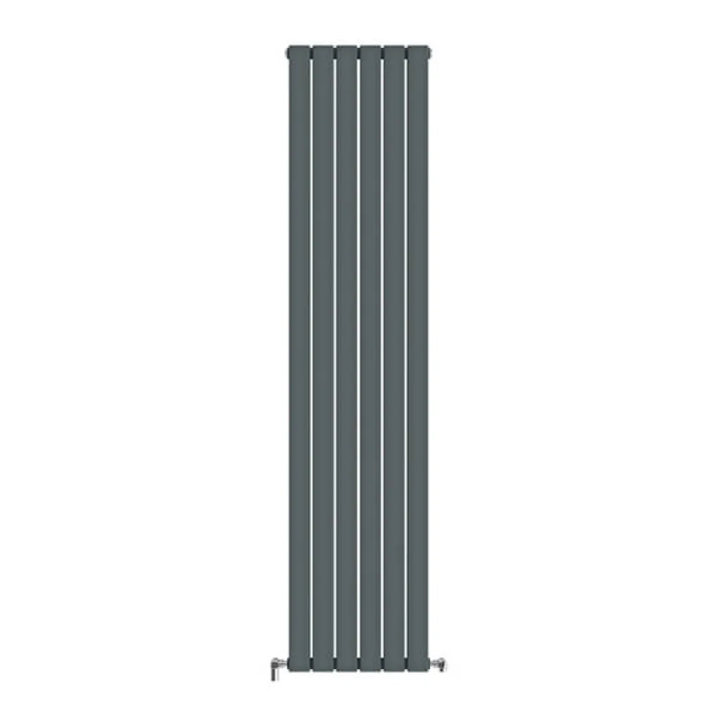 Трубчастый радиатор Ideale Vittoria 2 колонны 6 секций 1800x408 антрацит- Фото 1