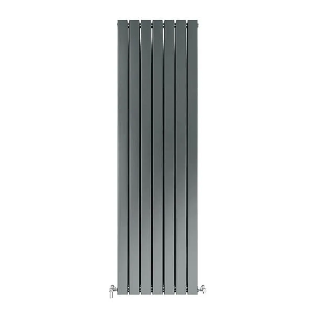 Трубчастый радиатор Ideale Vittoria 2 колонны 7 секций 1600x476 антрацит- Фото 1