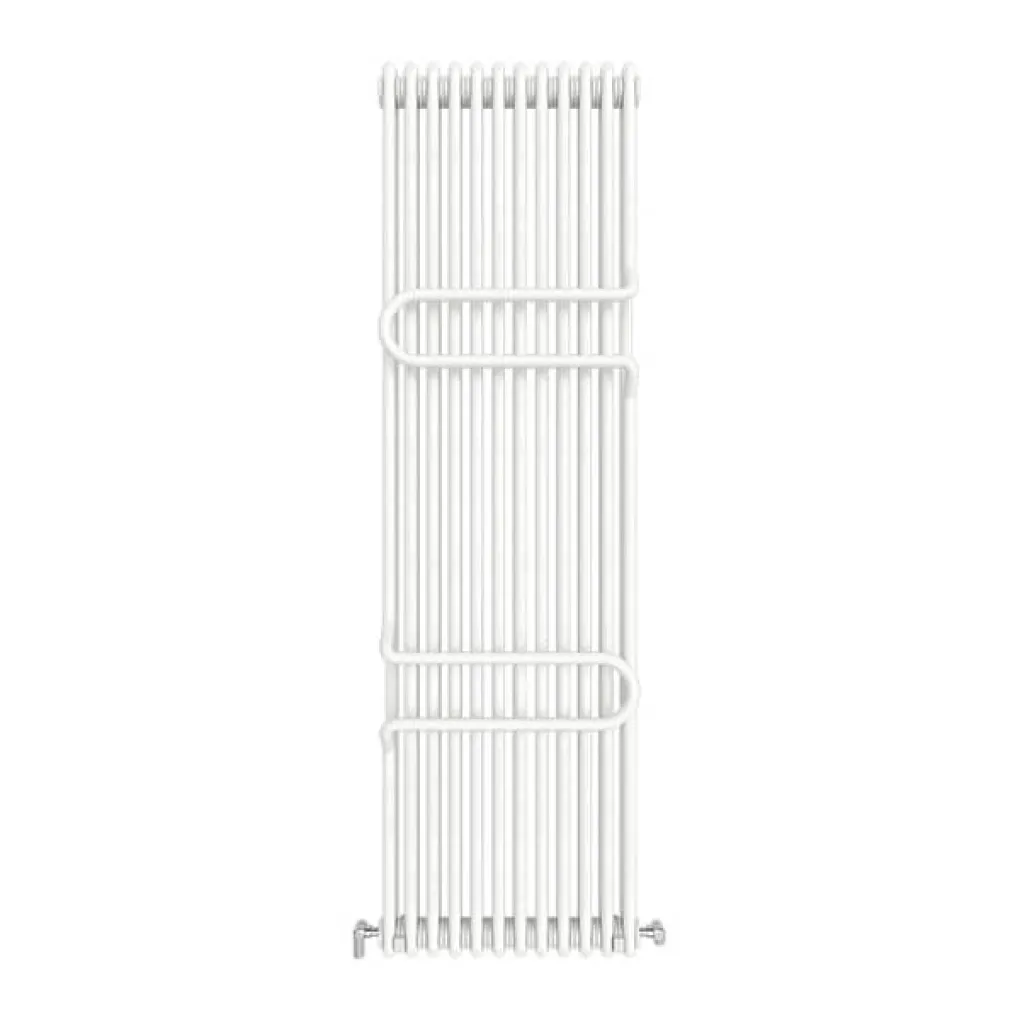 Трубчастый радиатор Ideale Zeta 2 колонны 12 секций 1800x548 белый- Фото 1