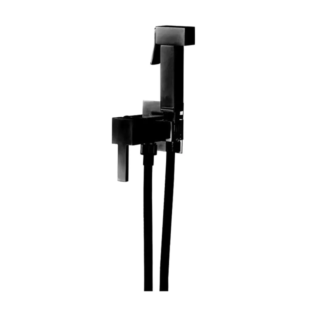 Гигиенический душ со смесителем ISA Idrosanitaria Spa Black Viola черный (22685 NER)- Фото 1