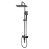 Душова система IMPRESE MODUS (змішувач для ванни, верхній душ 290*190мм, ручний душ 110*80мм, штанга, шланг), чорний матовий (f03008210SB)- Фото 1