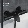 Змішувач для душа з термостатом Imprese Kucera чорний матовий (f03203410AB)- Фото 4
