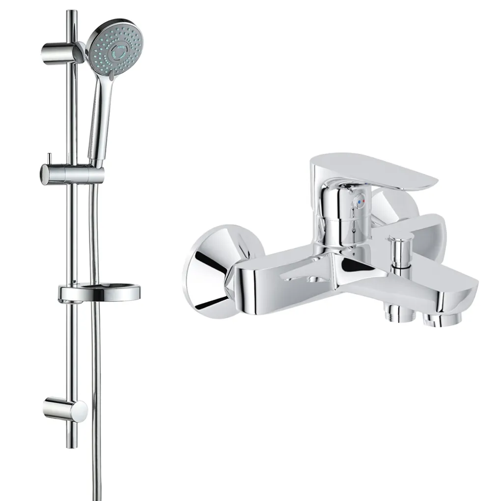 Набір душовий зі змішувачем для ванни Imprese MODUS, хром- Фото 1