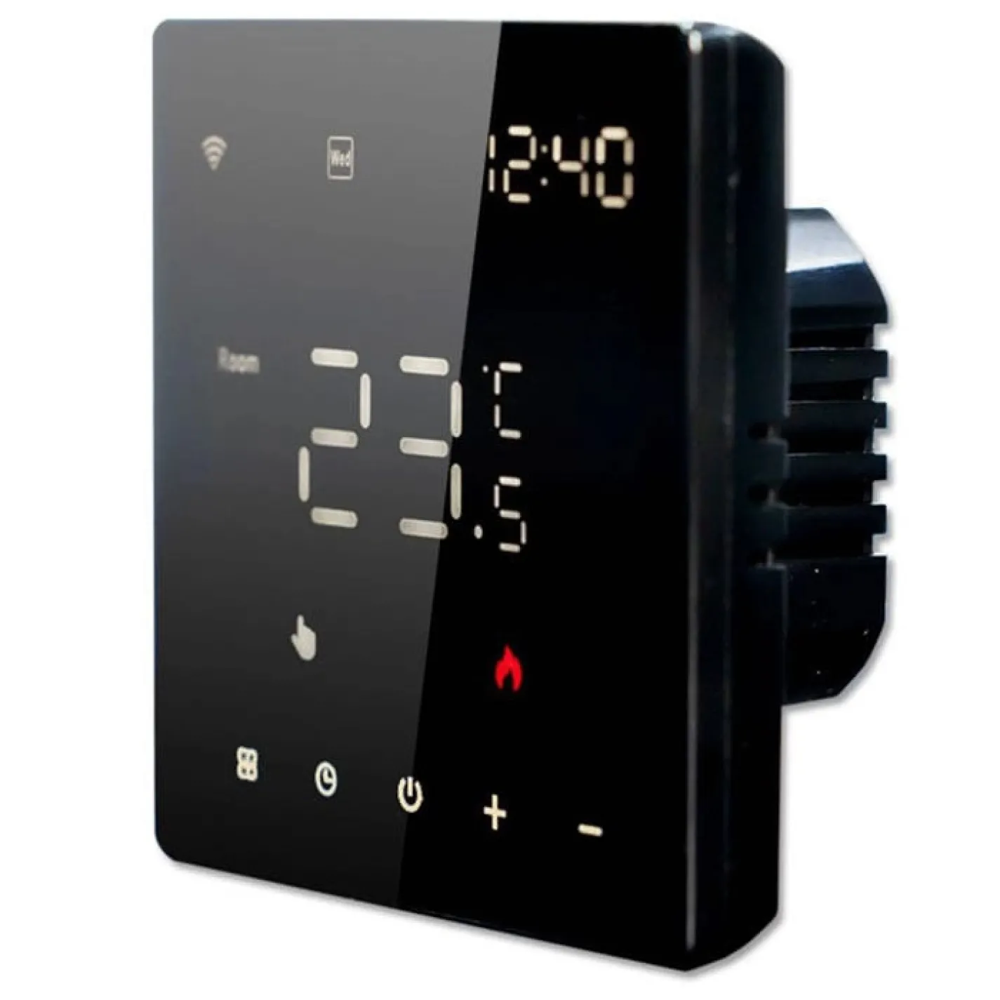 Термостат для теплої підлоги In-Therm PT 081 Black чорний (160920241737) - Фото 1