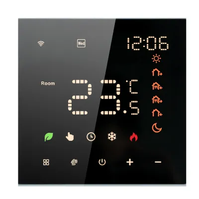 Термостат для теплого пола In-Therm PT 082 Black чорний (160920241741)