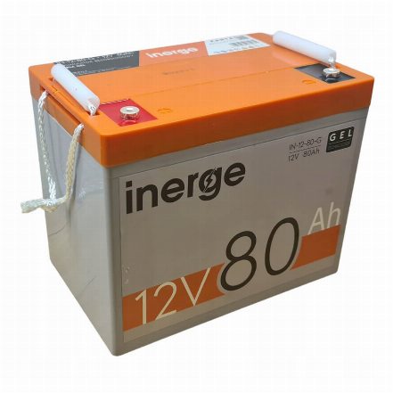Гелевий акумулятор глибокої розрядки Inerge 12V 80Ah