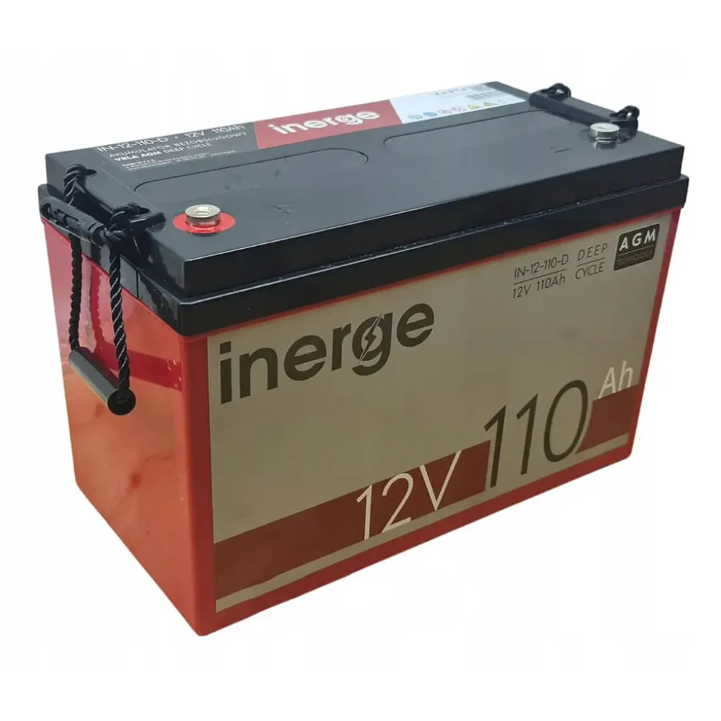 Гелевий акумулятор глибокої розрядки Inerge 12V 110Ah- Фото 2