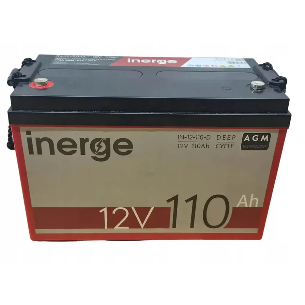 Гелевий акумулятор глибокої розрядки Inerge 12V 110Ah- Фото 1