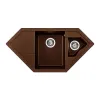 Мийка гранітна Interline Indigo chocolate, коричневий (201220231941)- Фото 1