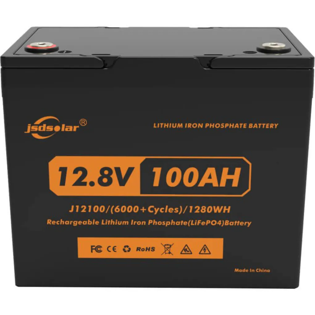 Акумулятор для ДБЖ JSDsolar LiFePO4 12.8V 100Ah BMS (J12100)- Фото 1