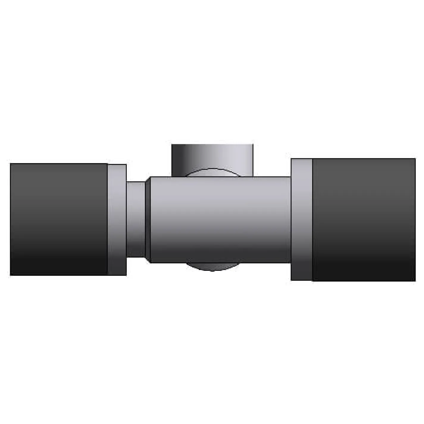 Трійник редукційний латунний з трубкою KAN-therm Cu Ø15 правий UltraLine 20x16 L = 750 мм - Фото 2