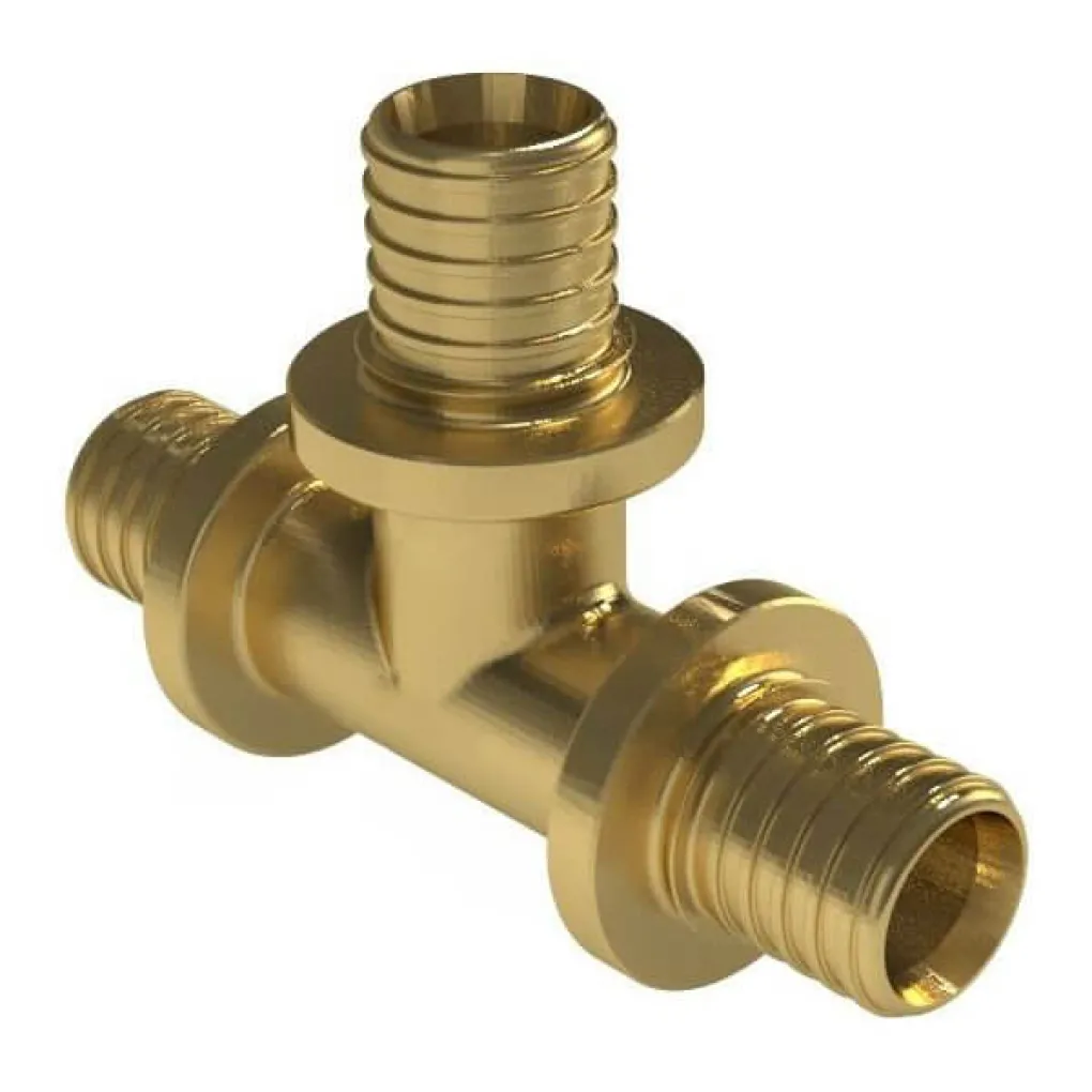 Тройник латунный с трубкой KAN-therm UltraLine 25- Фото 4