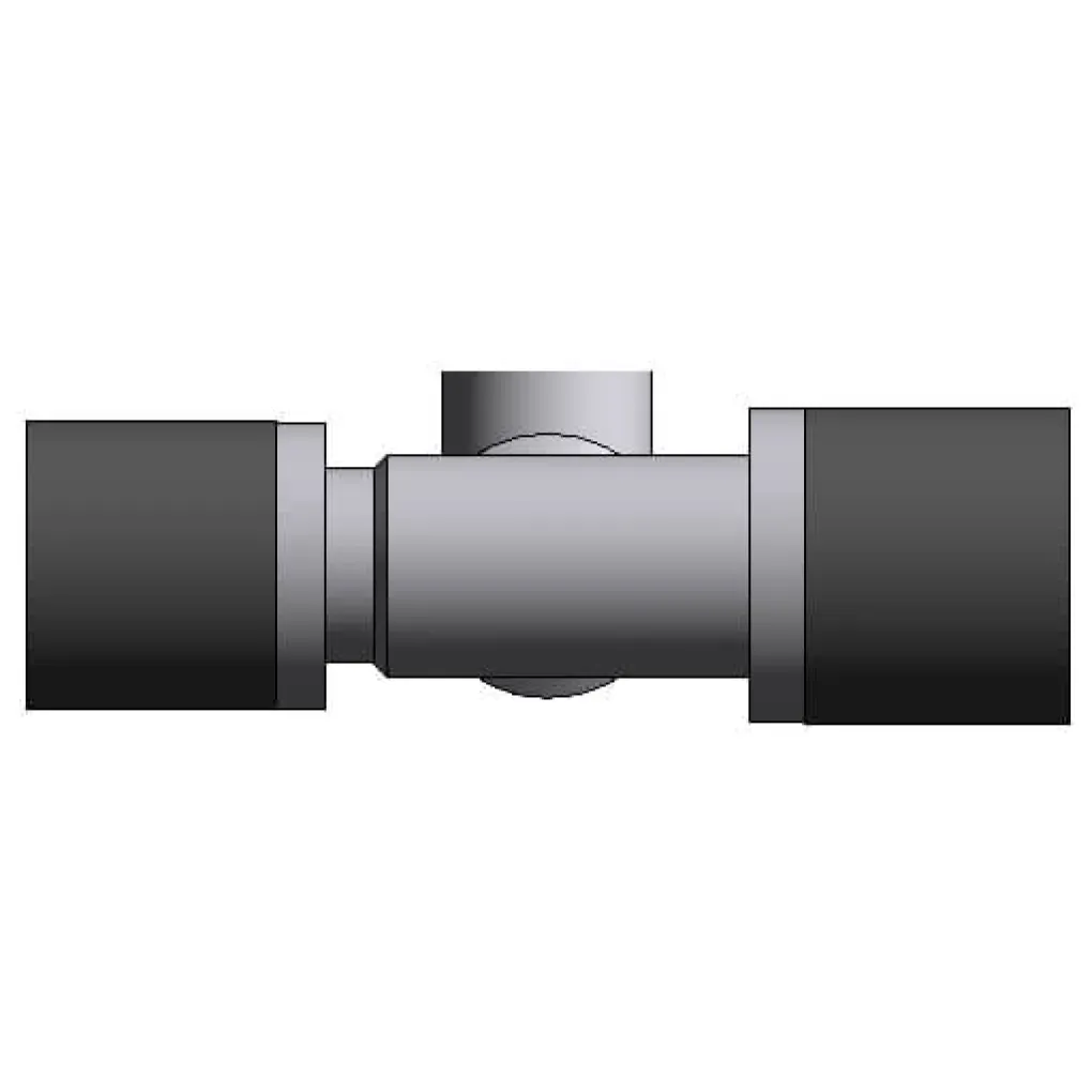 Редукционный тройник латунный с трубкой KAN-therm Cu Ø15 левый UltraLine 20x16 L = 300 мм- Фото 3