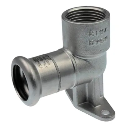 Колено фиксированное с ушками длинное KAN-therm Inox 15 x 1/2"" (1609285004)