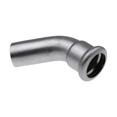 Колено ниппельное  KAN-therm Inox 45° 15 мм