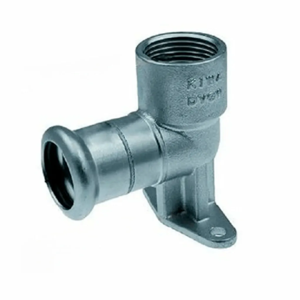 Коліно фіксоване з вушками коротке KAN-therm Inox 22 x 3/4" (1609285003)