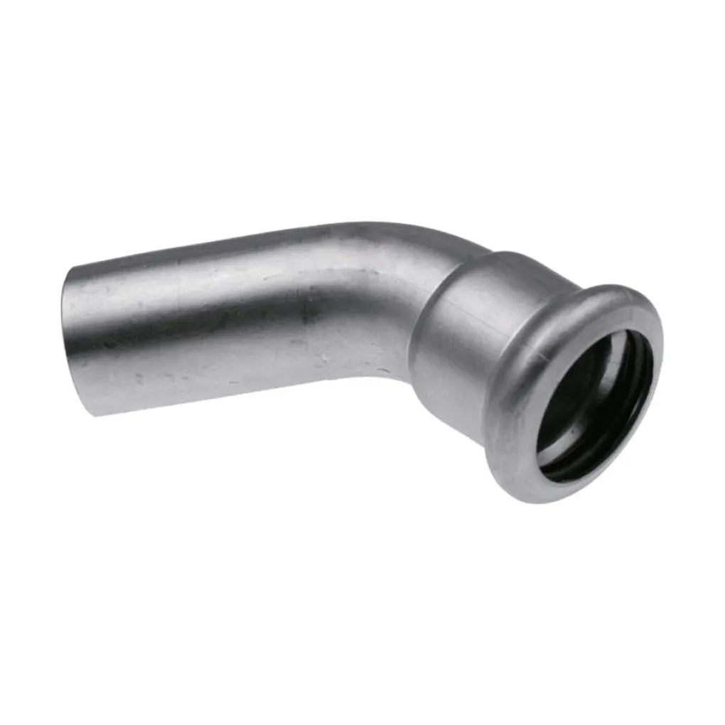 Коліно ніпельне KAN-therm Inox 45° 15 мм