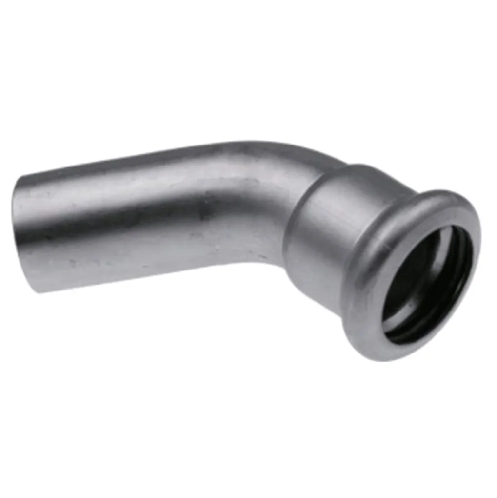 Коліно ніпельне KAN-therm Inox 45°  22 мм