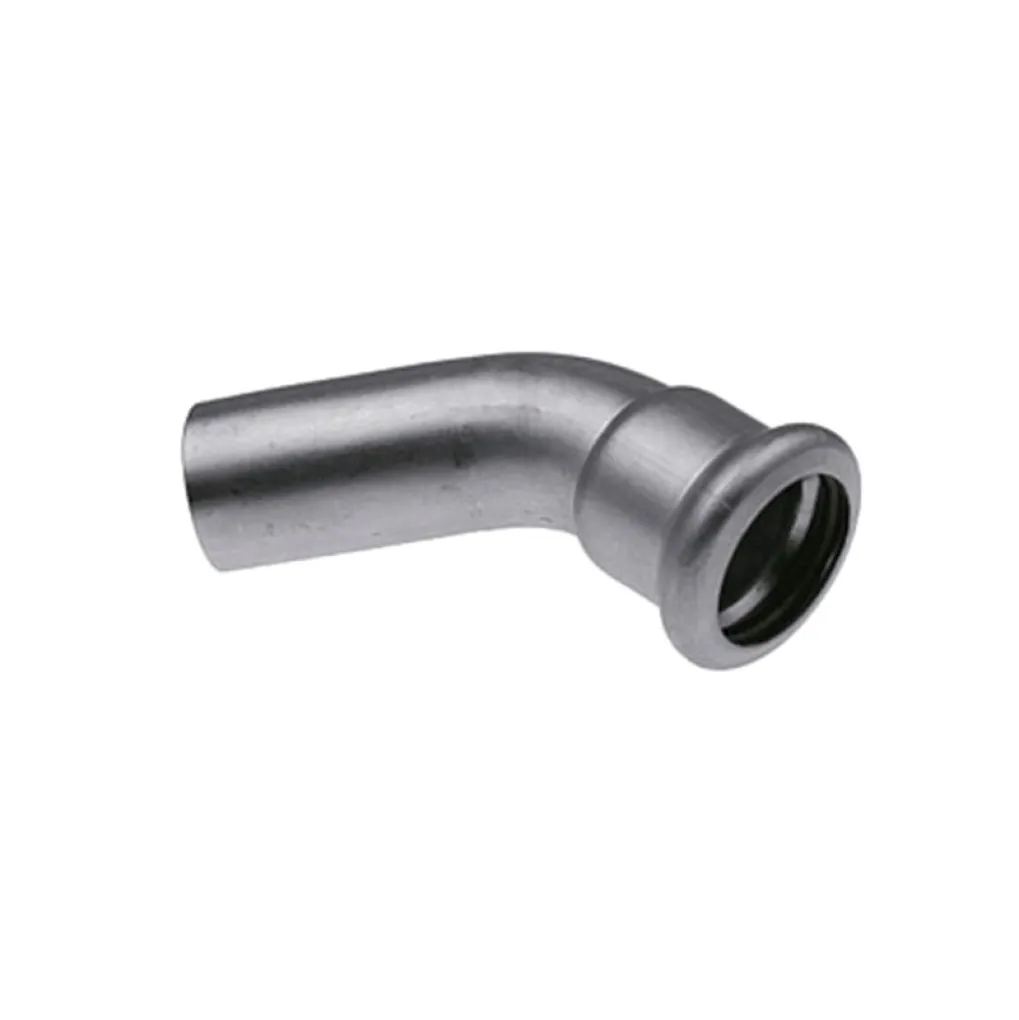 Коліно ніпельне KAN-therm Inox 45°  35 мм