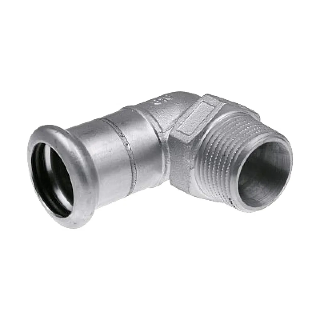 Коліно з зовнішньою різьбою KAN-therm Inox 18 x 1/2" (1609070002)