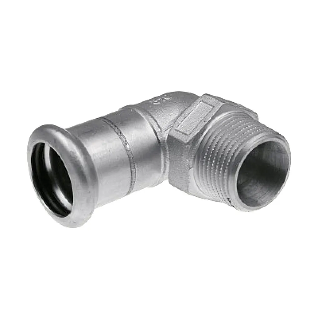 Коліно з зовнішньою різьбою KAN-therm Inox 22 x 3/4" (1609070004)