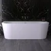 Ванна акрилова Knief Wall 180x80, з круглим переливом- Фото 2