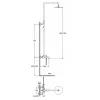 Душовий гарнітур Kohlman Axel GOLD (QW277AGD)- Фото 2