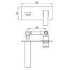Змішувач для раковини Kohlman Excelent 01 хром + BOX прихованого монтажа (QW188H)  - Фото 3