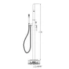 Смеситель для ванны Kohlman Axel Chrome QF1165A- Фото 4