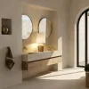 Змішувач прихованого монтажу для умивальника Kohlman Axel Gold QW180AGD- Фото 2