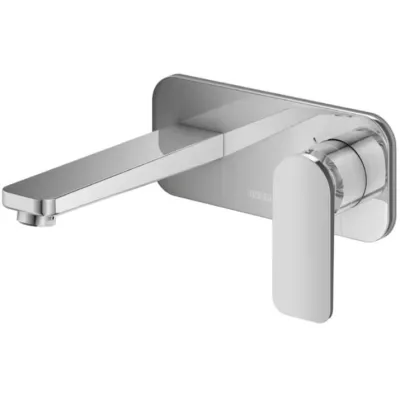 Змішувач для раковини Kohlman Wexpo хром + BOX прихованого монтажа (QW185W)