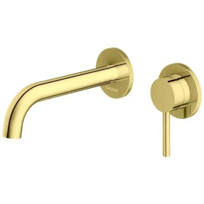Змішувач прихованого монтажу для умивальника Kohlman Axel Gold QW180AGD